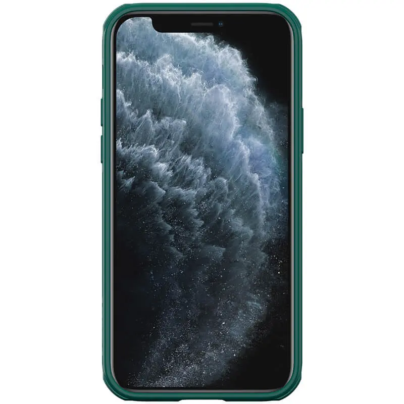 Карбоновая накладка Nillkin CamShield Pro для Apple iPhone 14 Pro Max 6.7 Dark Green - фото 2