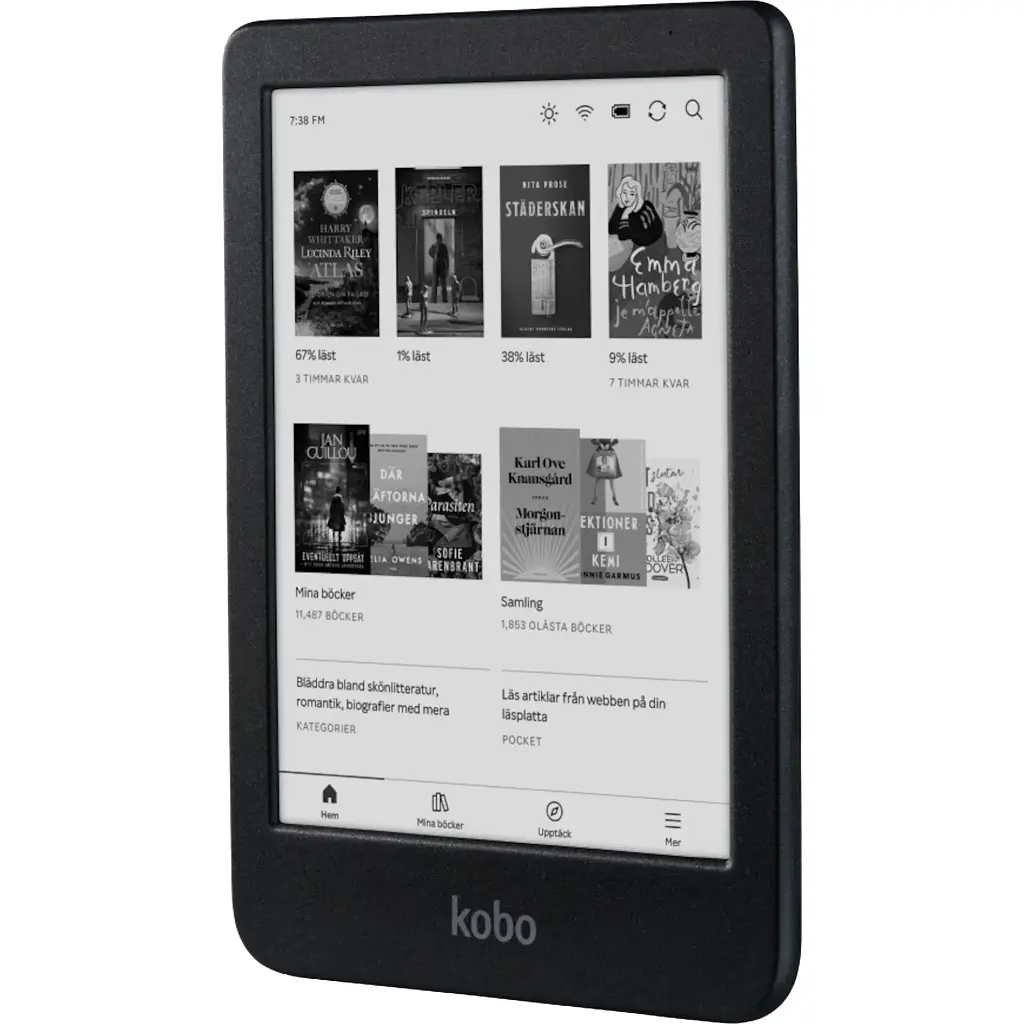Электронная книга Kobo Clara BW Black [N365-KU-BK-K-EP] [116847] - фото 2