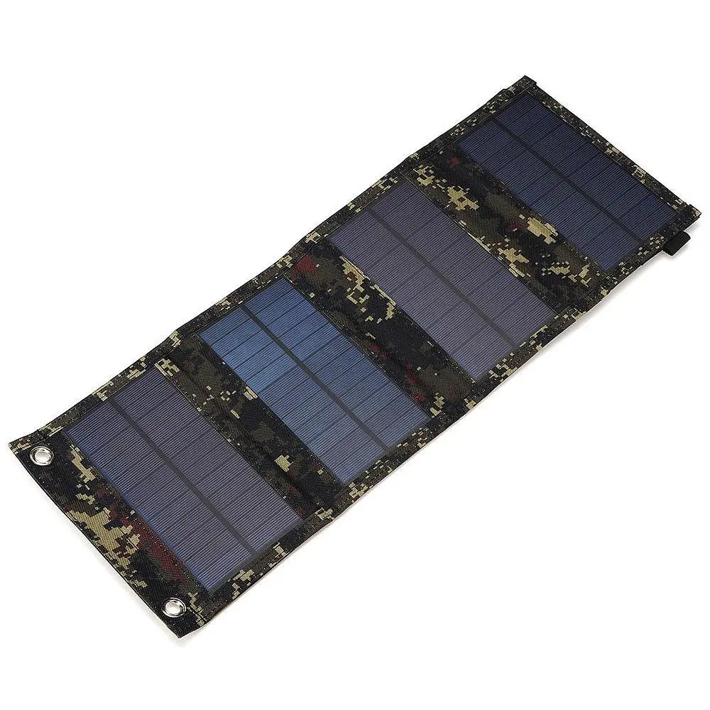 Портативная батарея Solar Power Bank 14w 5V 1A Солнечное зарядное устройство + контроллер + USB - фото 3