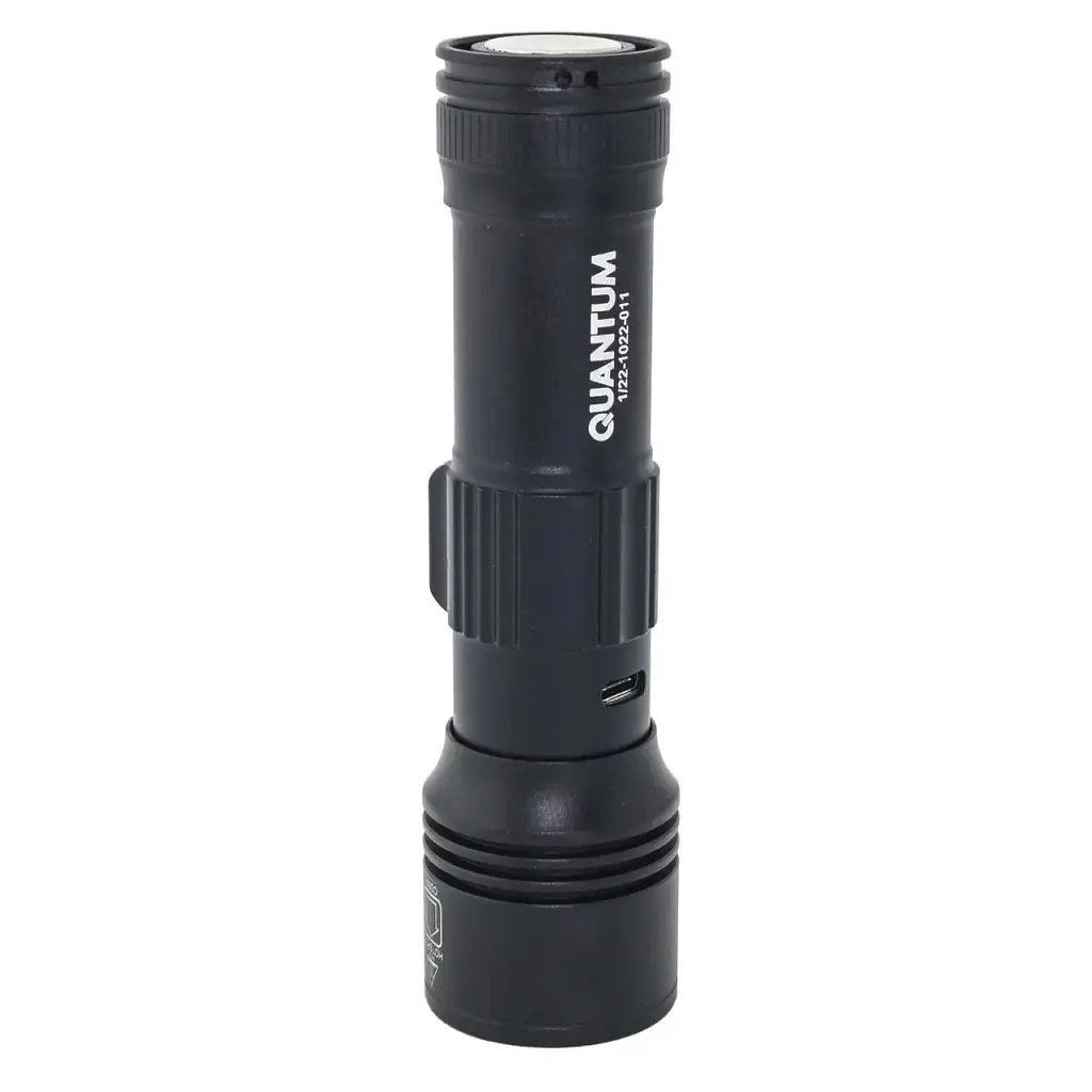 Ліхтар Quantum Adept 10W LED zoom +COB з USB+ Li-ion18650/2600mAh (QM-FL1031-18650/2600) - фото 8