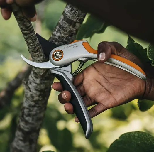 Площинний секатор суцільнометалевий Fiskars Plus P531 (1057168) - фото 7