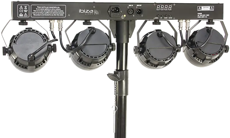Светодиодный стенд DMX прожектор IBIZA DJLIGHT 80LED - фото 3