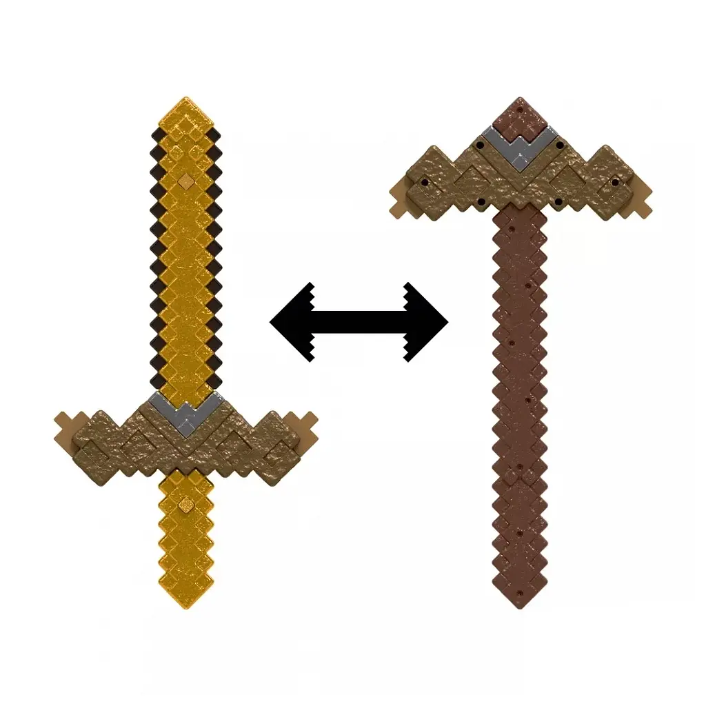 Іграшкова зброя Minecraft Меч-трансформер 2 в 1 (JKC15) - фото 3
