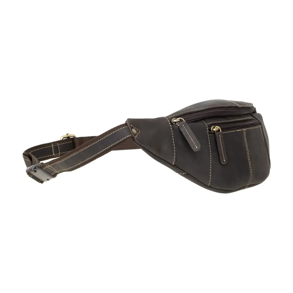 Сумка Visconti 721 Bumbag Large Oil Brown (721 OIL BR) - фото 2