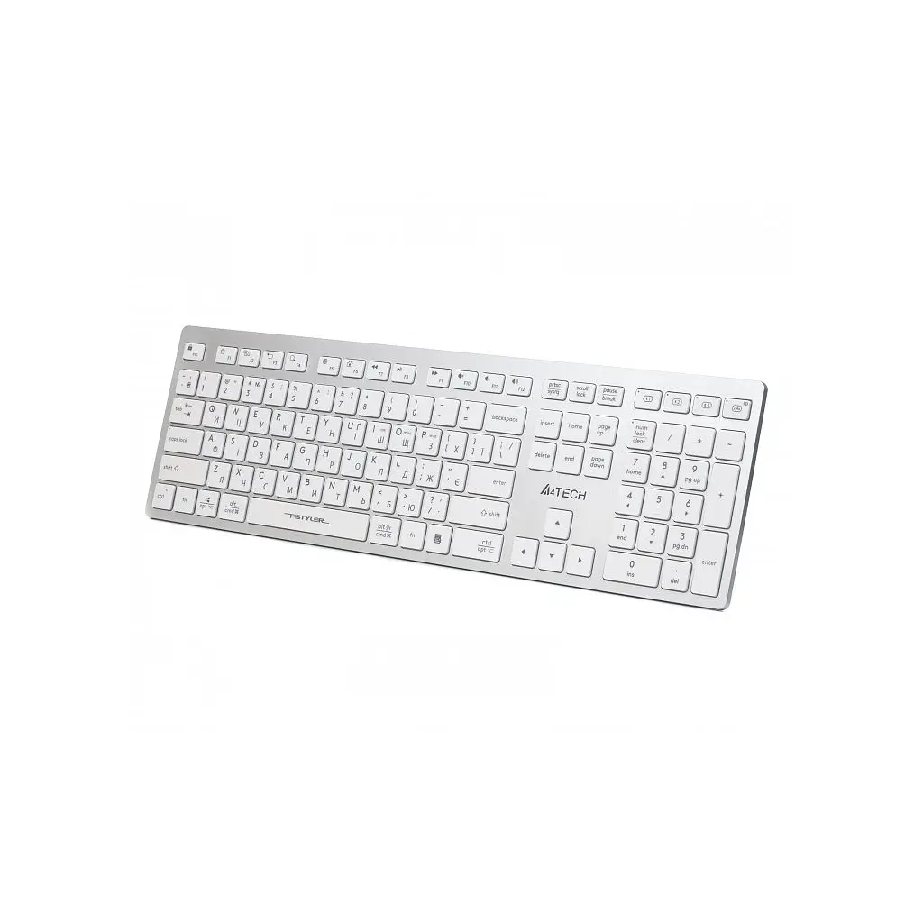 Клавиатура A4Tech FBX50C USB/Bluetooth White (FBX50C White) - фото 2
