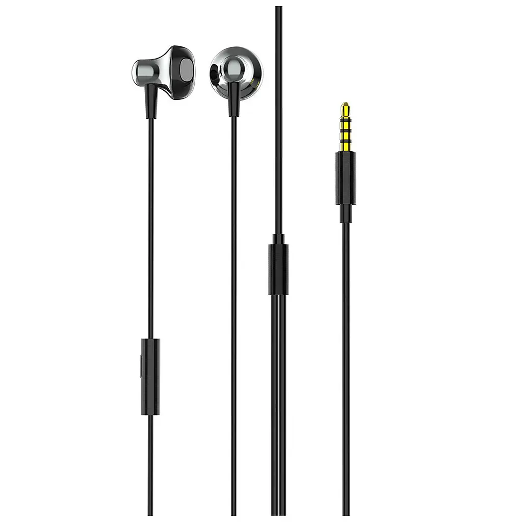 Навушники ColorWay Slim 3.5 mm Wired Earphone Blast 1 Black (CW-WD01BK) - фото 2