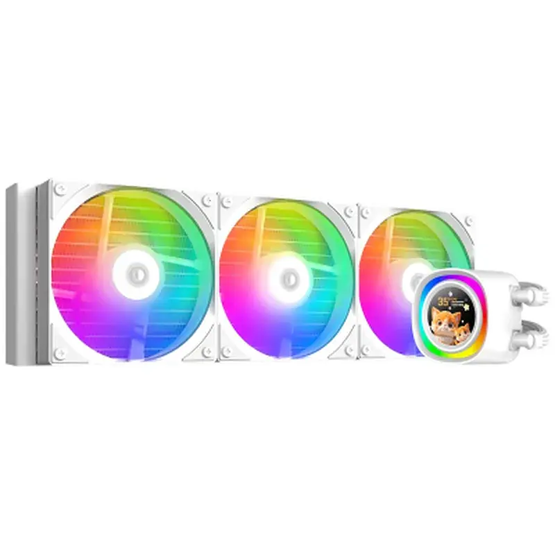 Система рідинного охолодження ID-Cooling FX360 LCD WHITE