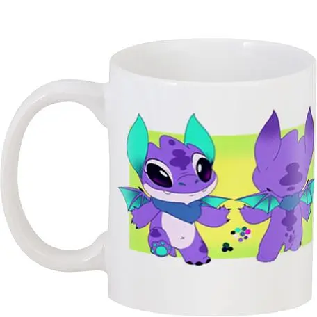 Кружка GeekLand Стич Lilo and Stitch 02.13.588 330 мл белая - фото 3