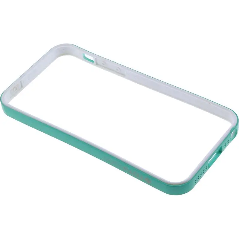 Бампер Totu Evque Bumper для iPhone 5/5S White/Blue - фото 2