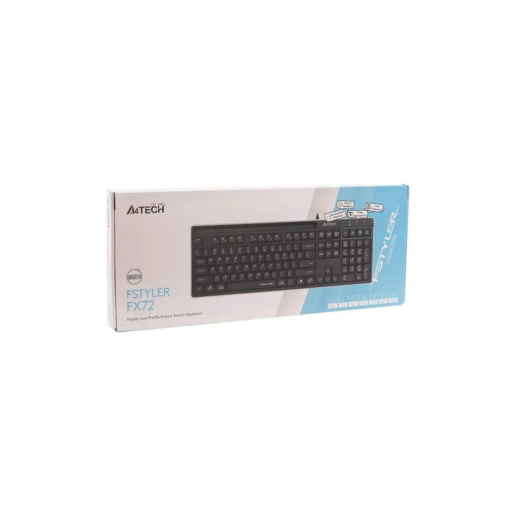 Клавиатура A4Tech FX72 USB Black (4711421001885) - фото 9