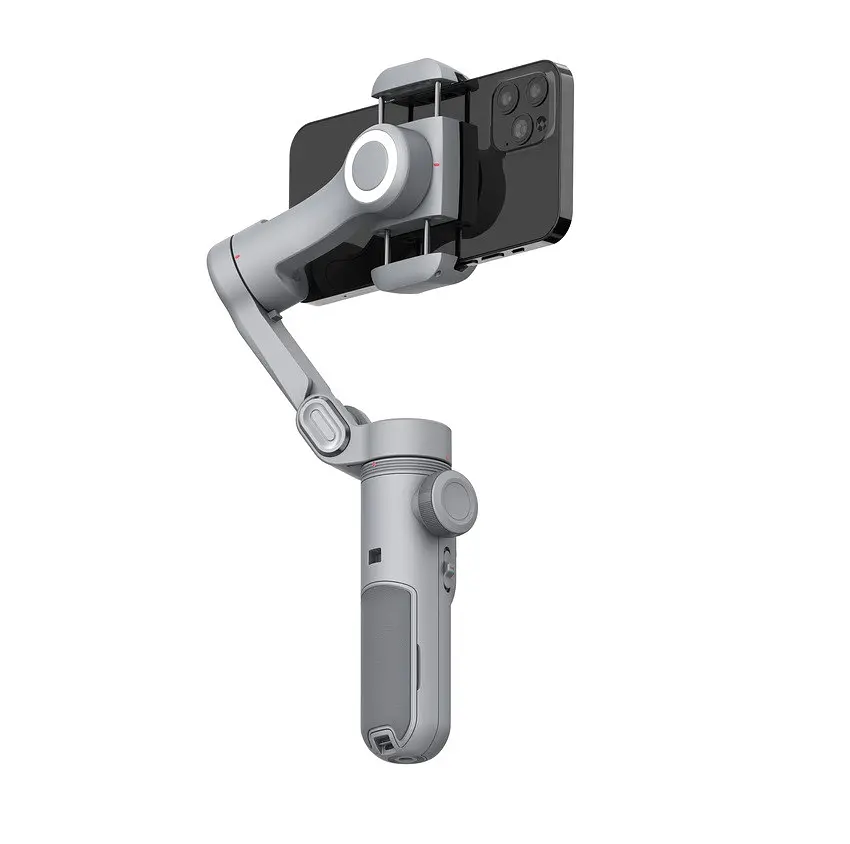 Триосьовий стабілятор AOCHUAN Professional Gimbal Stabilizer для Smartphone SMART X Pro Сірий - фото 3