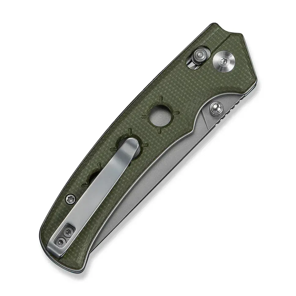 Ніж Civivi Noctis, Green Micarta, Stonewash (C24020C-3) - фото 5