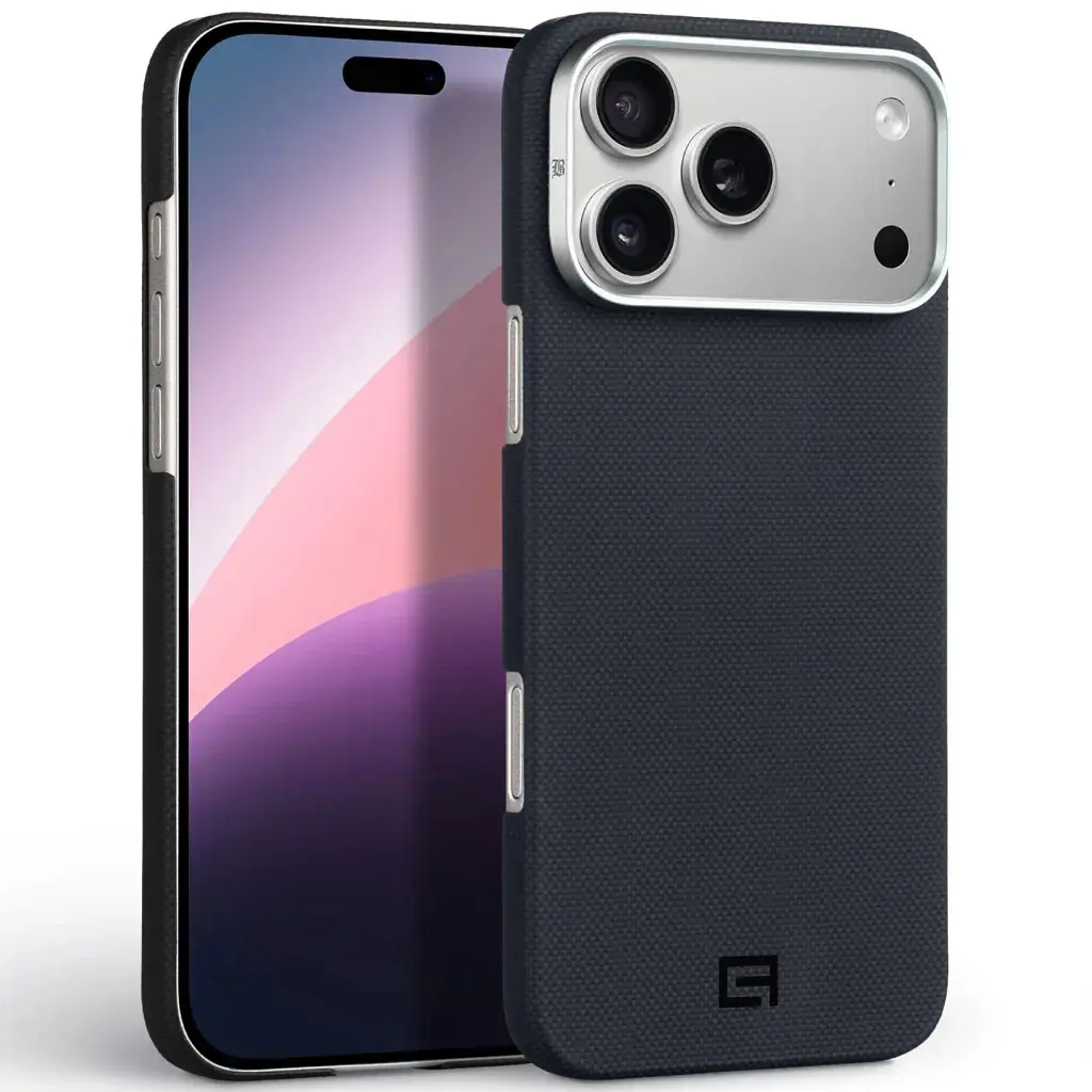 Чохол до мобільного телефона Armorstandart BlackIcon Aramid Plain MagCase Apple iPhone 18 Pro Black (ARM92838) - фото 2