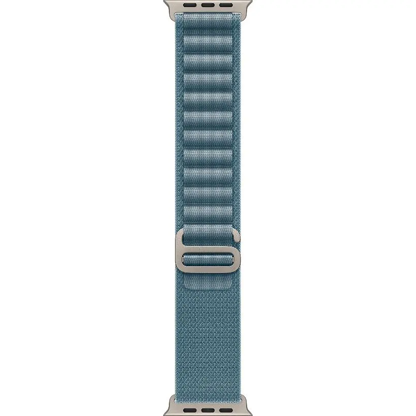 Смарт-годинник Apple Watch Ultra 3 49mm Natural Titanium Case with Light Blue Alpine Loop Medium (MEWM4) [145310] - фото 3