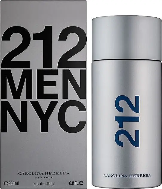 Оригінал Carolina Herrera 212 Men 200 мл Туалетна вода