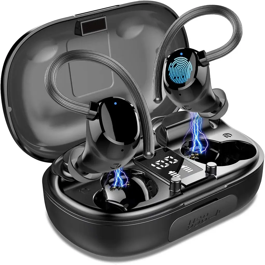 Бездротові навушники LYCHL Q22 Bluetooth 5.0 з ANC та зарядним кейсом - фото 8