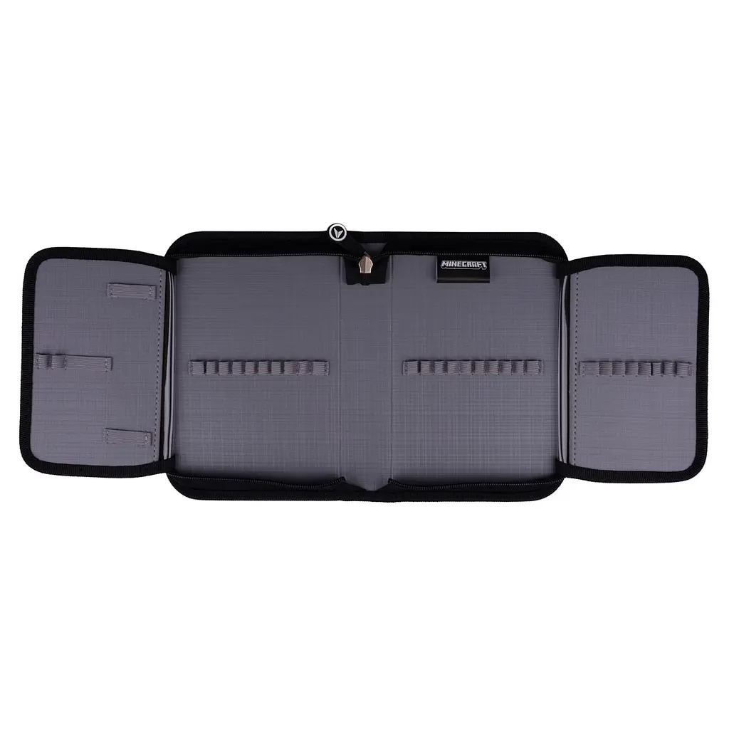 Шкільний пенал твердий одинарний з двома клапанами Yes Minecraft Time HP-04 - фото 4