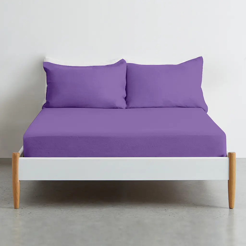 Набір наволочок і простирадла Cosas LAVENDER CS1 90 x 200 см (Set_48PlumLight_50x70_90x200x20) - фото 2