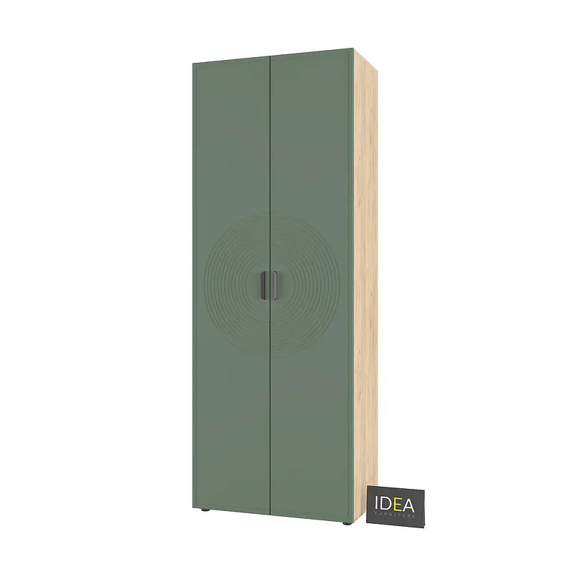 Шафа для одягу з однією штангою С-8.3 Дуб крафт/Камуфляж Idea - фото 3