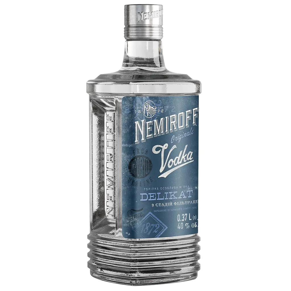 Водка особенная Nemiroff Originals Деликат мягкая 40% 0.37 л - фото 3