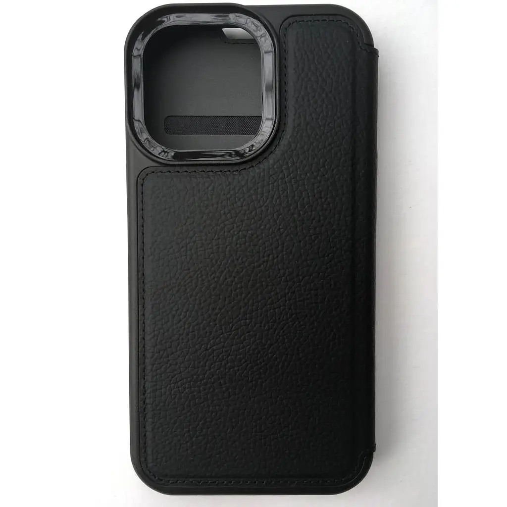 Оригинальный чехол книжка OtterBox Strada кожаный противоударный для iPhone 13 Pro Black (77-85796) - фото 4