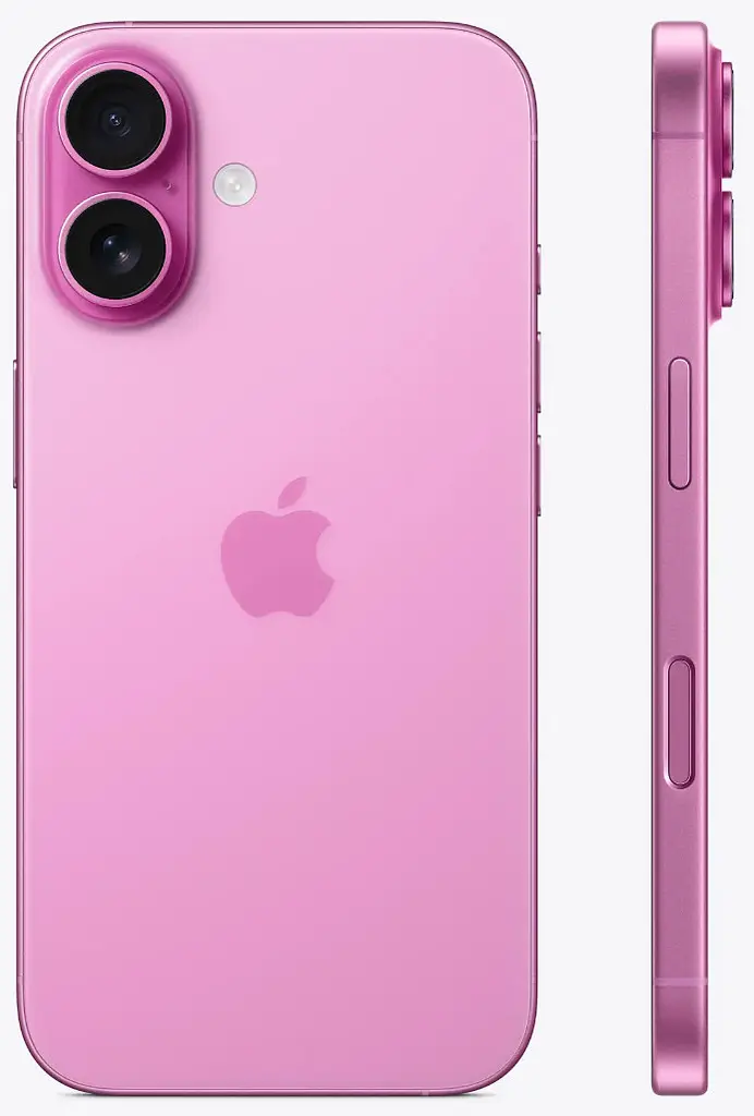 Смартфон Apple iPhone 16 128 ГБ Pink MYEA3 - фото 2