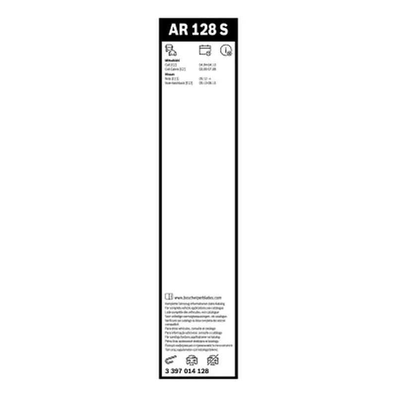 Щітка склоочисника Bosch 3 397 014 128 - фото 7