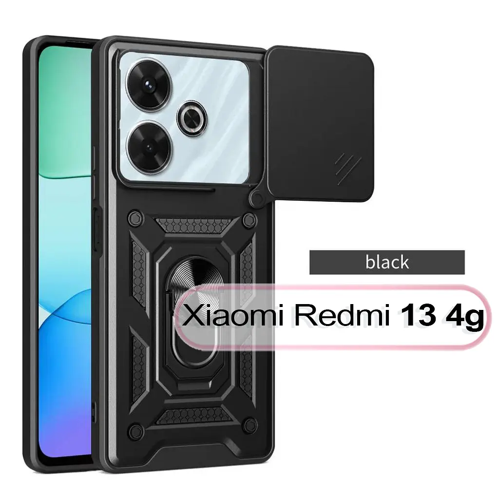 Чохол до мобільного телефона BeCover Military Xiaomi Redmi 13 Black (711551) - фото 2