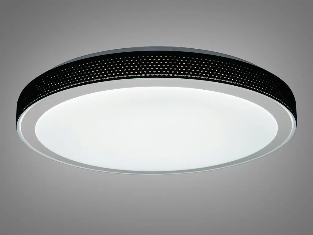Смарт-люстра кругла LED Diasha YR-500BLACK 72Вт, без пульта, для коридору, спальні, кухні, офісу, IP20 - фото 2