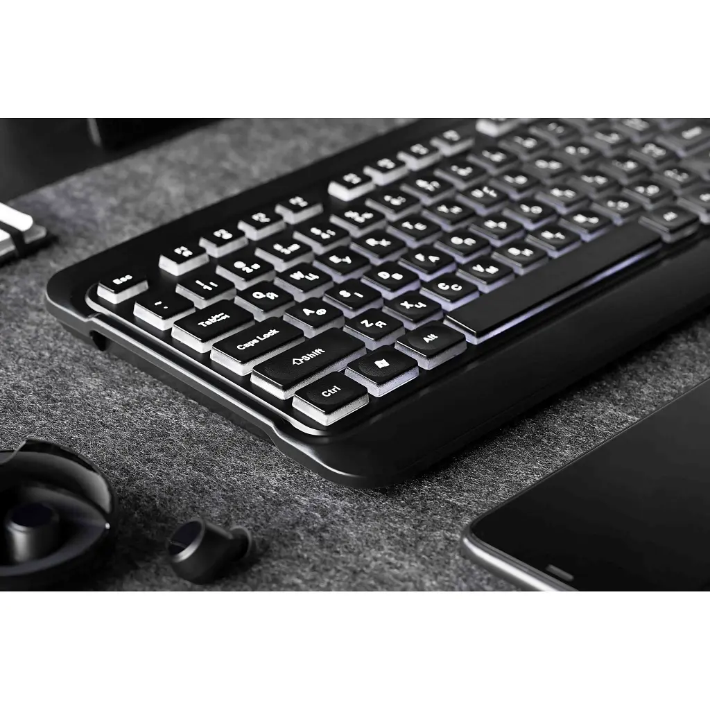 Клавіатура 2E 2E KS120 USB-A Black (2E-KS120UB_UA) - фото 5