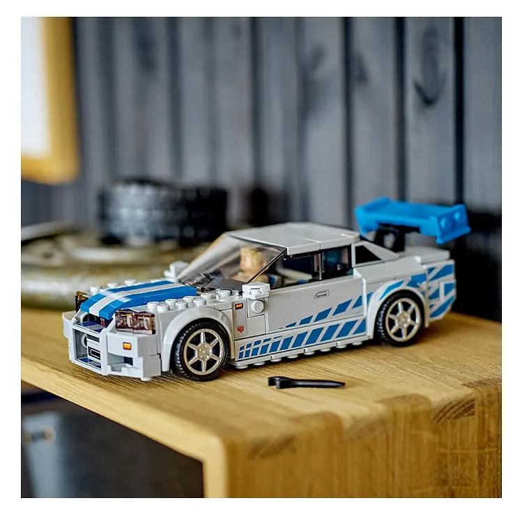 Конструктор LEGO Speed Champions «Подвійний форсаж» Nissan Skyline GT-R (R34), 319 деталей (76917) - фото 5