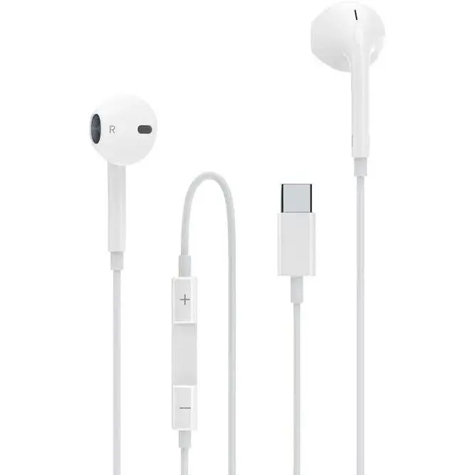 Навушники Aspor A237 EarPhone Type-C з мікрофоном білі - фото 3