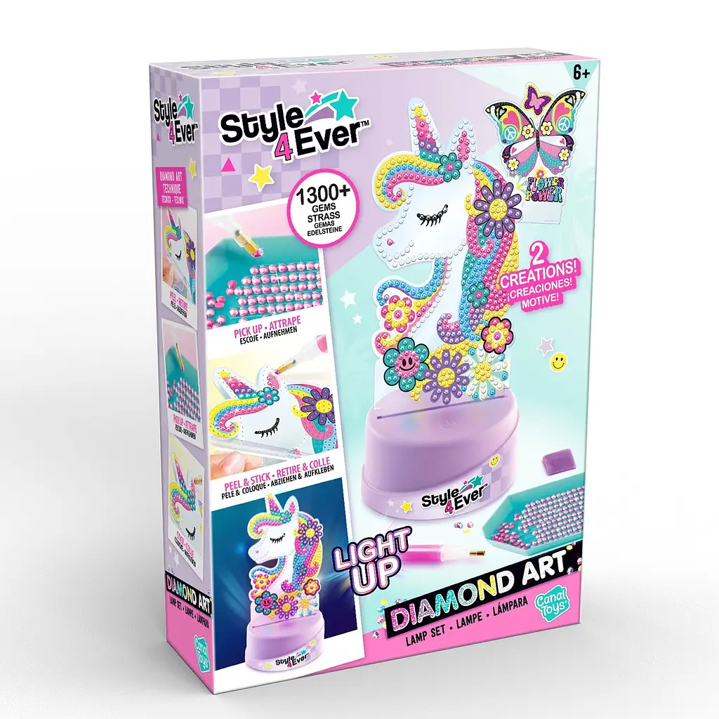 Набір для творчості Canal Toys Style 4 Ever Diamond Art  Деко з підсвіткою (OFG299) - фото 2