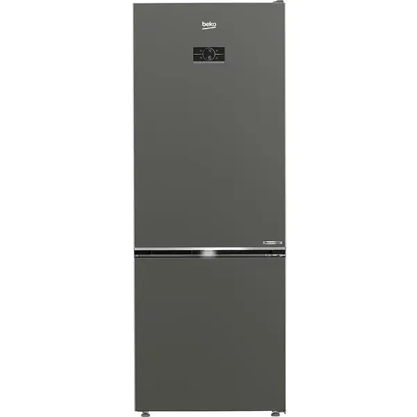 Холодильник Beko с нижн. мороз. 192x70x74.5 холод. отд. 340 л мороз. отд. 150 л 2дв. А++ NF дисплей HarvestFresh нерж - фото 2