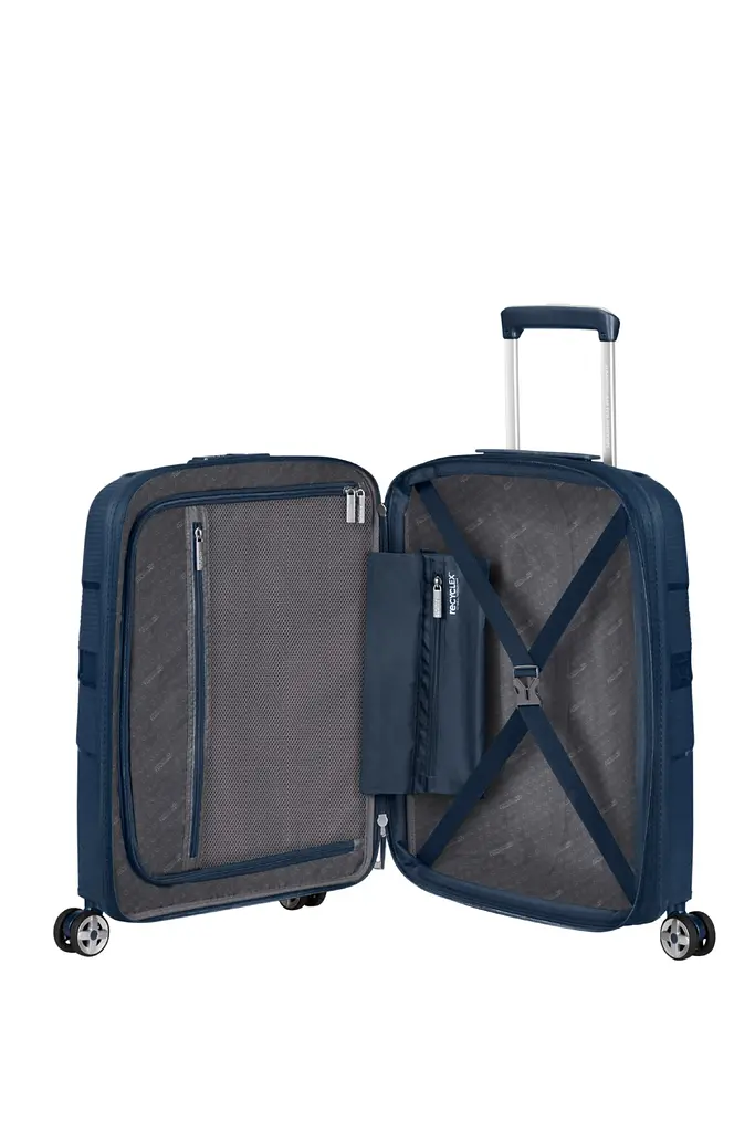 Чемодан 55 См American Tourister STARVIBE NAVY 55x40x20(23) MD5*41002 - фото 2