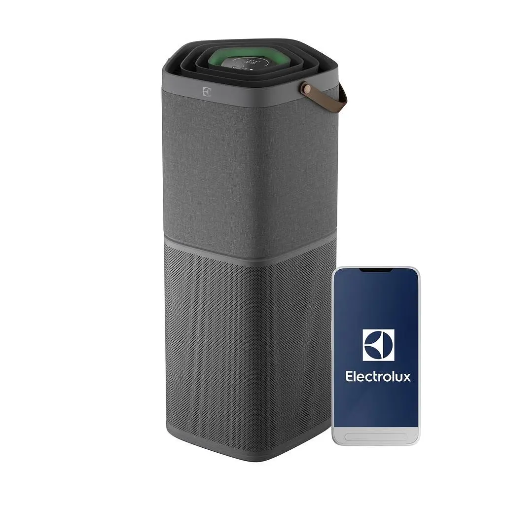 Electrolux Очищувач повітря Electrolux, 145м2, 700м3/год, дисплей, 5-и шаровий HEPA фільтр, Wi-Fi, 9 режимів, сірий - фото 5
