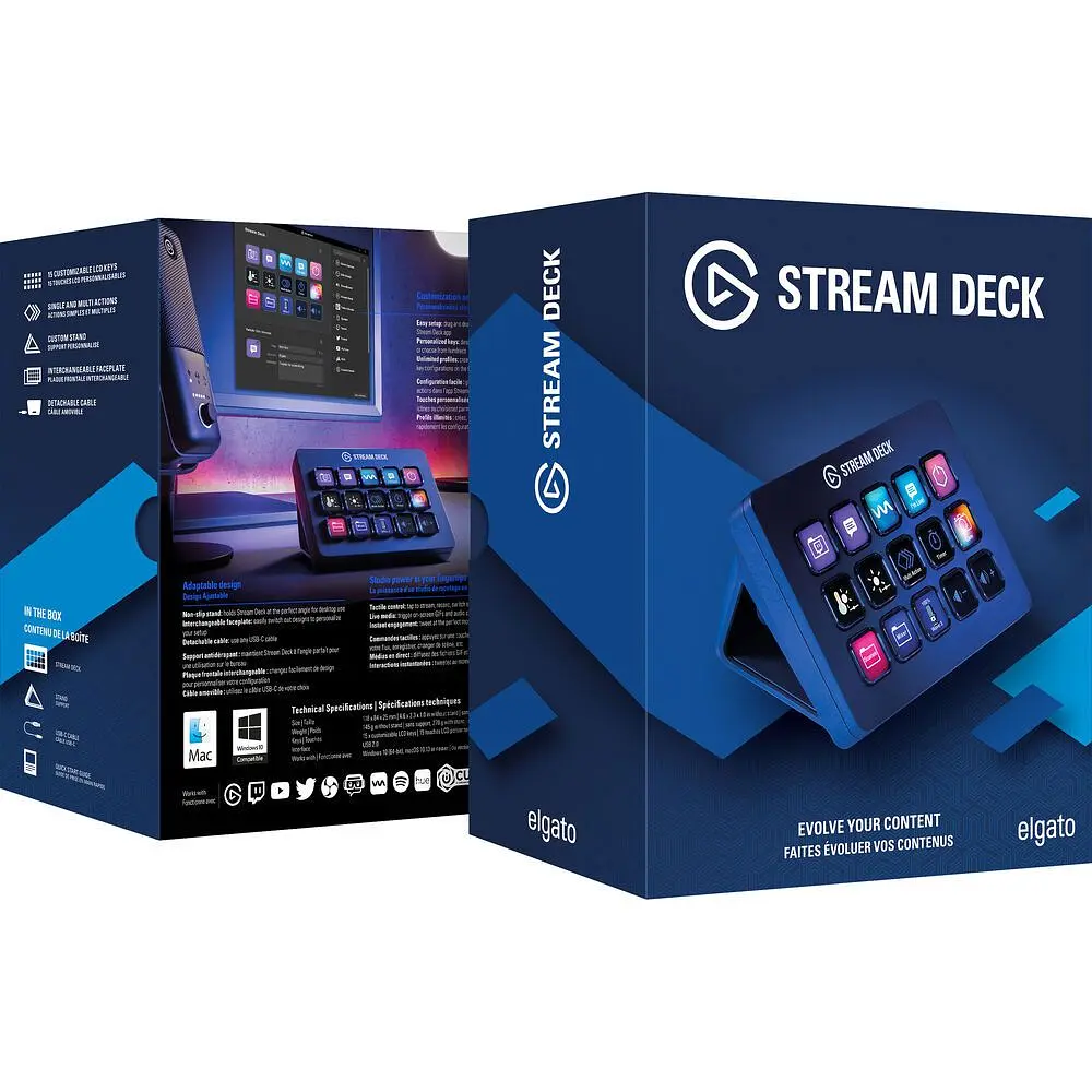 Контролер для стримінгу Elgato Stream Deck MK.2 Black (10GBA9901) [94535] - фото 8