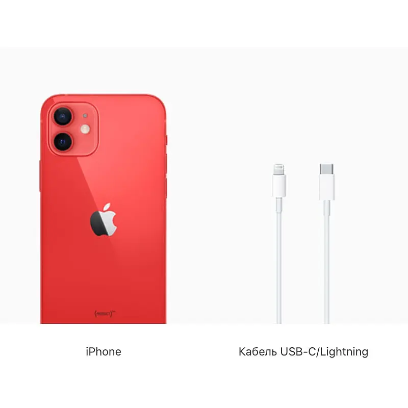 Смартфон Apple iPhone 12 mini 64GB Red Grade A - фото 2