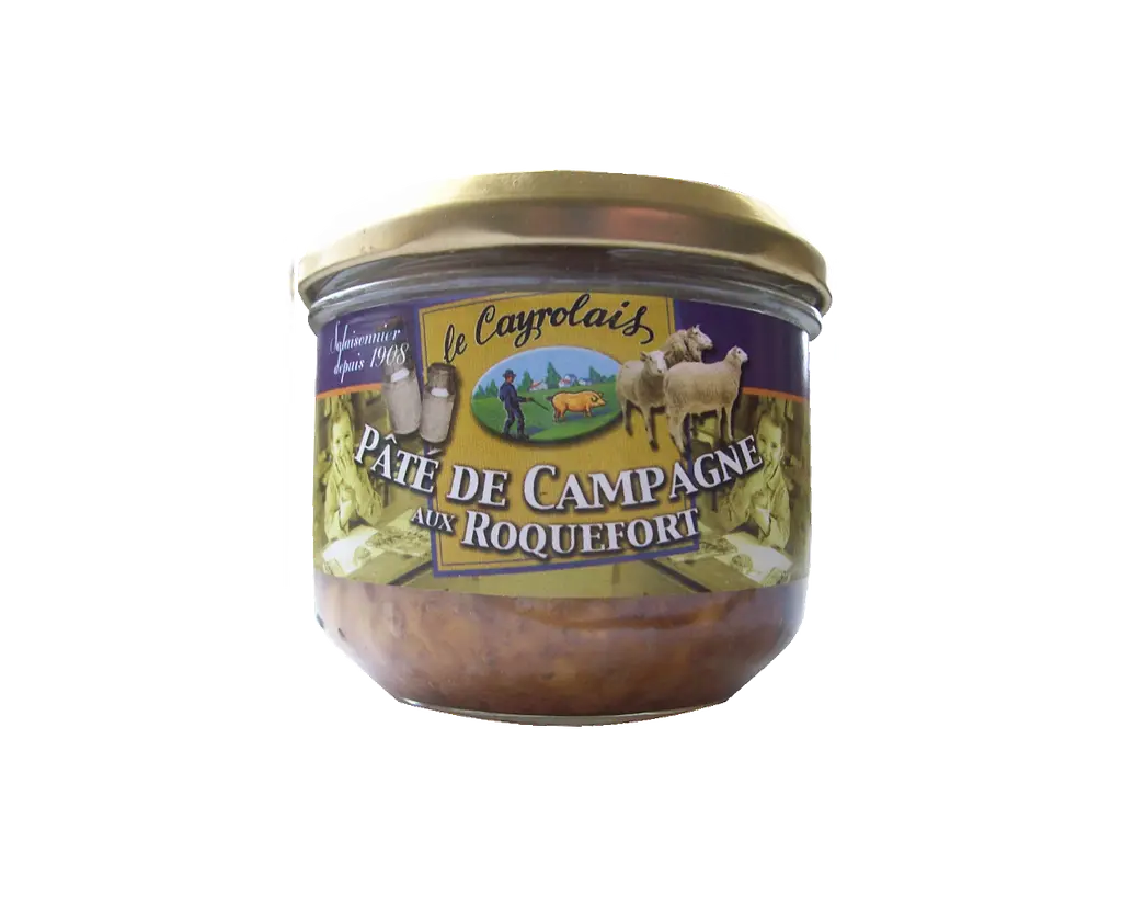 Паштет Pate Le Cayrolais з сиром Рокфор 180 г