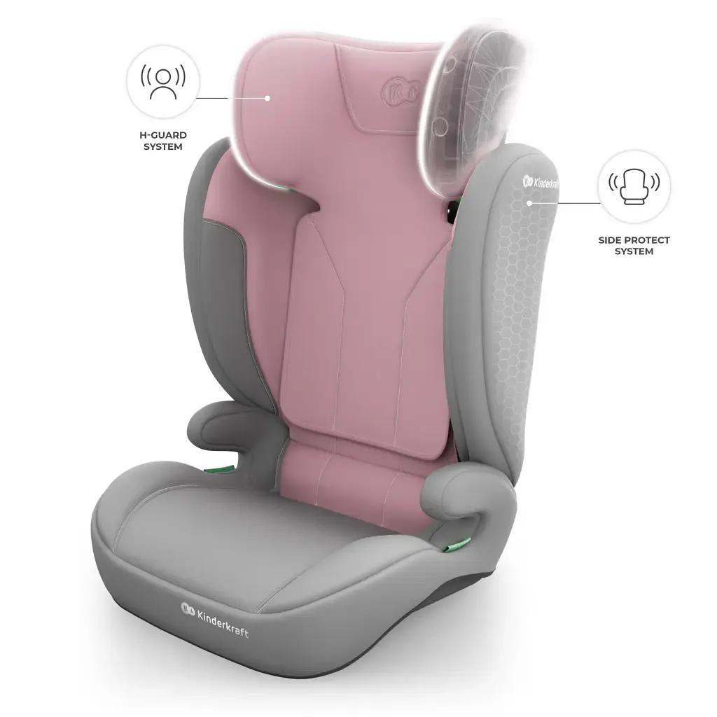 Автокрісло Kinderkraft i-Spark 2 Plus i-Size Pink (KCISPA02PNKPL00) - фото 5