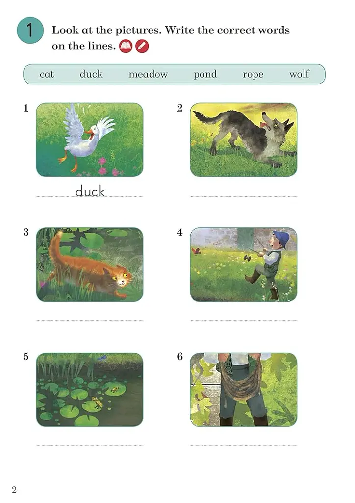 Ladybird Readers 4 Peter and the Wolf Activity Book - - фото 2