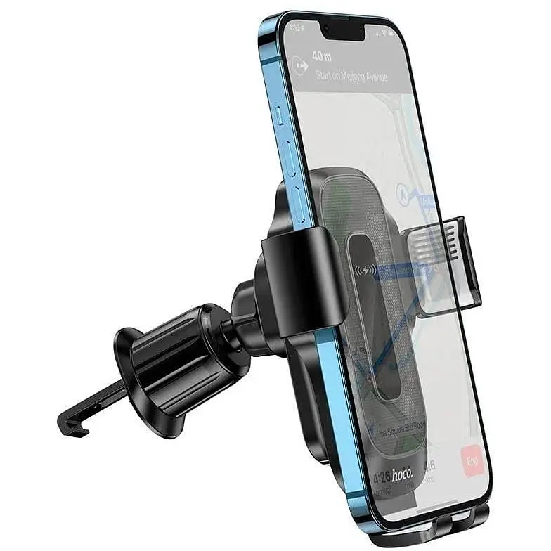Тримач HOCO Wise wireless fast charging HW2 (air outlet) 5-15W - фото 8