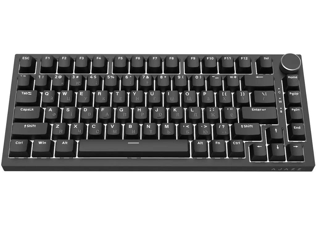 Клавіатура ігрова механічна Ajazz AK-820RB Black USB Red Switch - фото 3