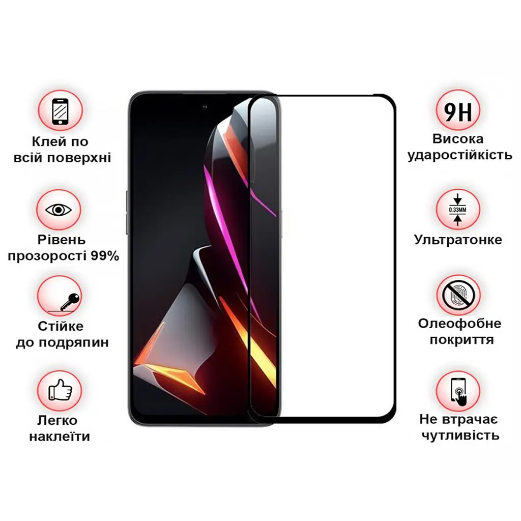 Скло захисне BeCover Nubia Neo 3 5G Black (713883) - фото 3
