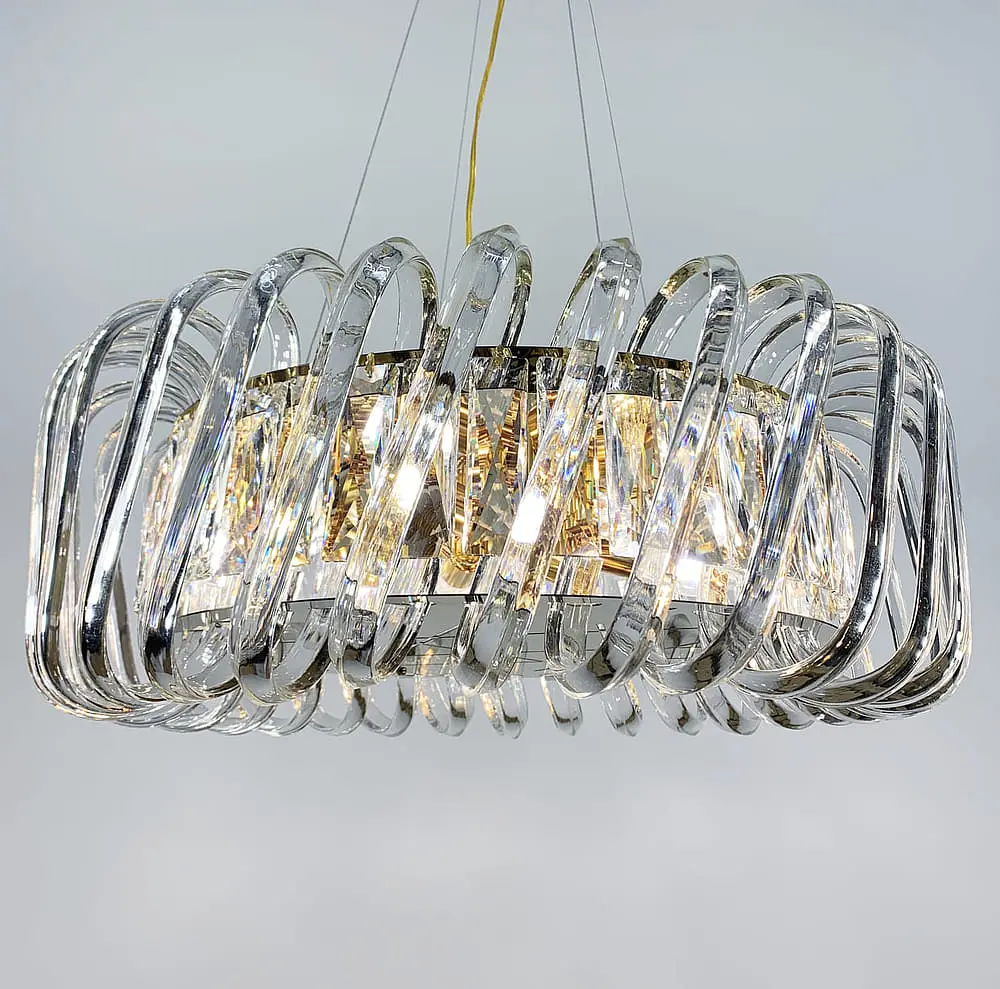 Уникальная подвесная люстра Ø 80 см Line F | Ст. D3008-800 - фото 5