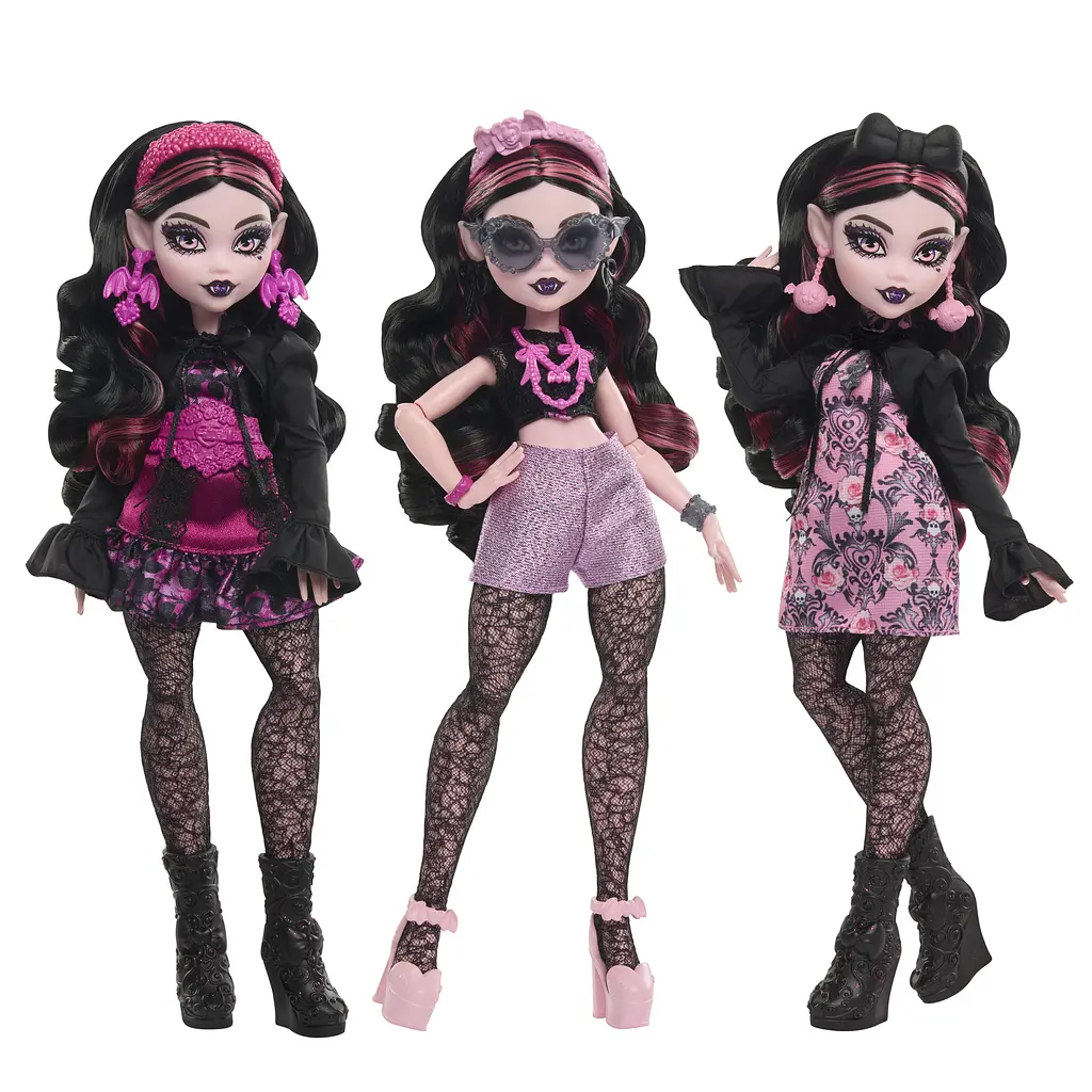 Ігровий набір з лялькою Monster High Дракулора Шафа жахо-образів (JMG63) - фото 2