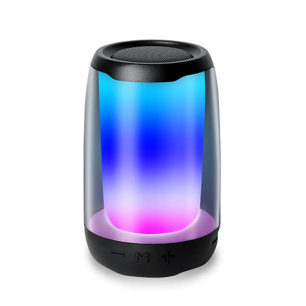Портативна колонка Pulse 4 mini BT/TF/FM/TWS/AUX/USB з підсвіткою 5 Вт, чорний Smart X 8893AB - фото 2