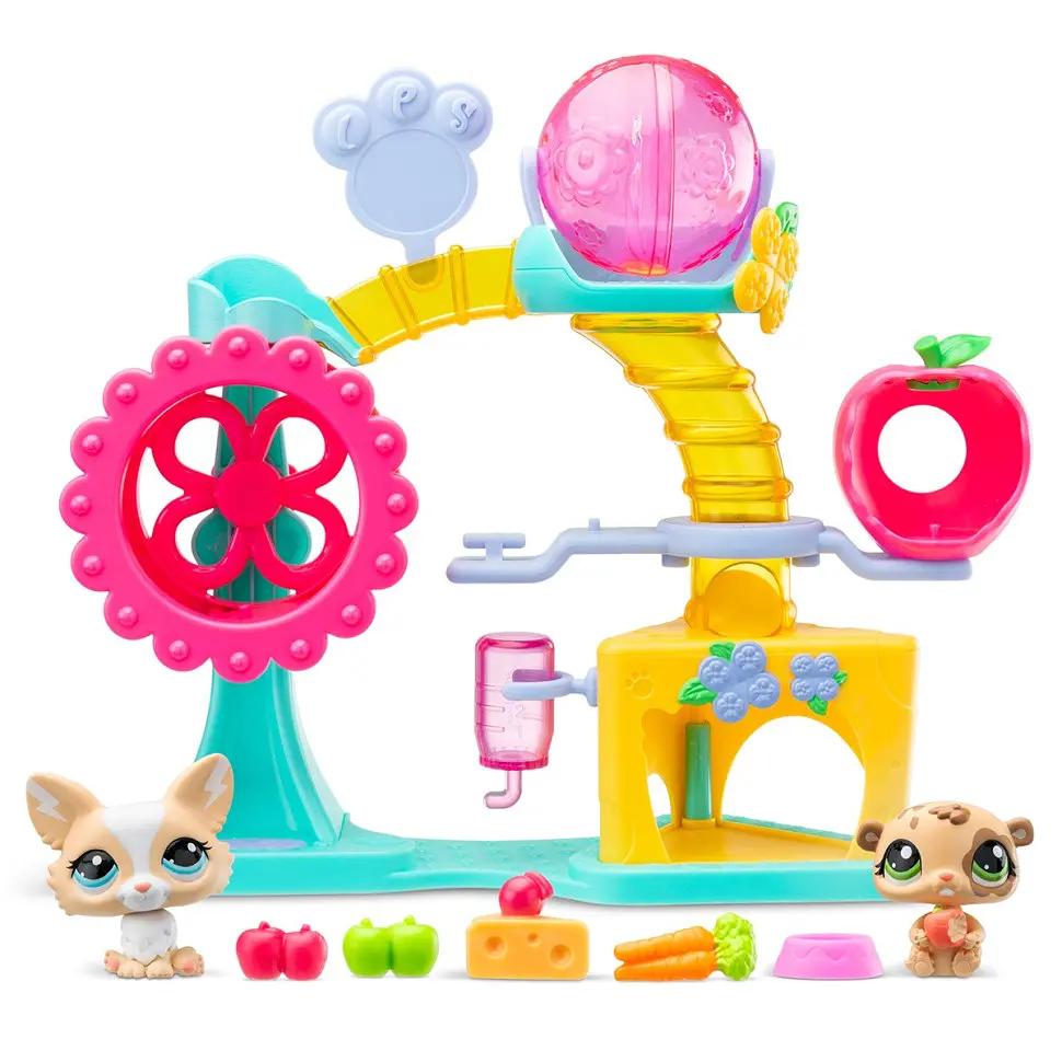 Игровой набор Littlest Pet Shop Фабрика Развлечений 00519 аксессуары и 2 фигурки, фабрика - фото 3