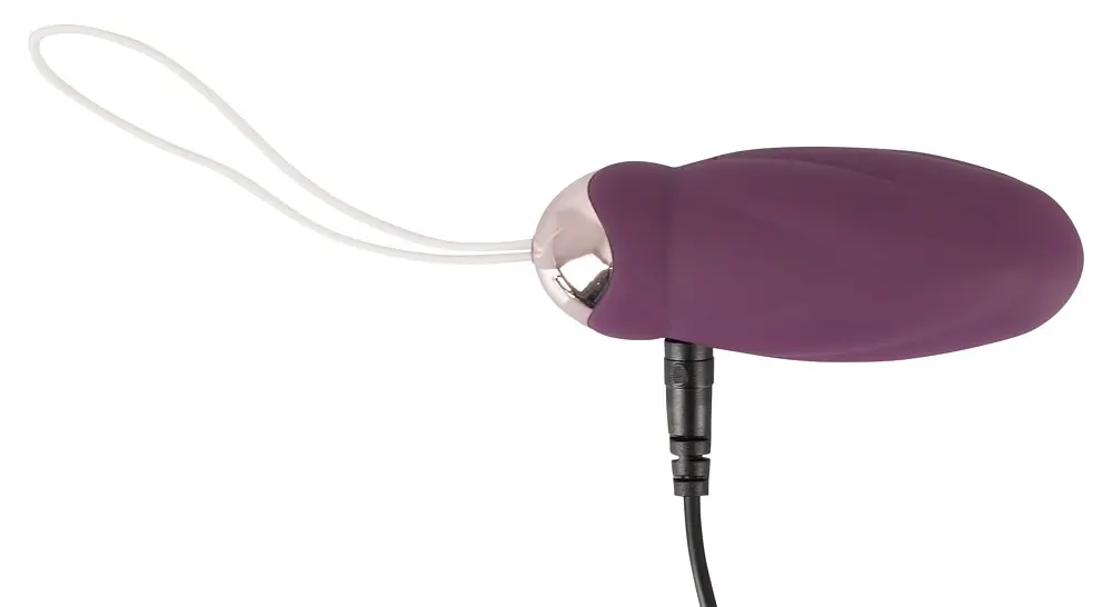 Віброяйце Javida Rotating Love Ball 18.5 см фіолетовий - фото 6