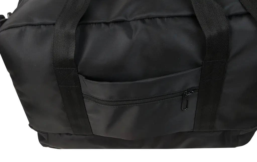 Дорожня сумка з відділом взуття 40L чорна Wallaby sum0028887 - фото 8